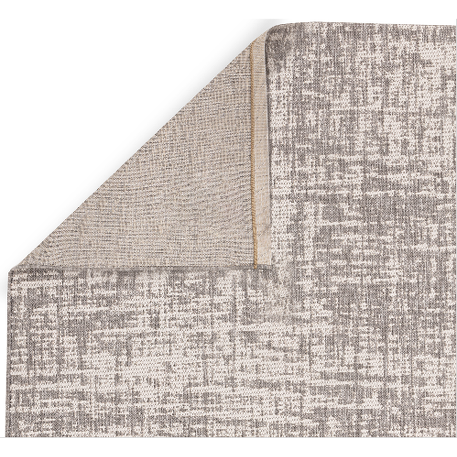 Light Grey Abstract Indoor Outdoor Rug 160cm Image 2