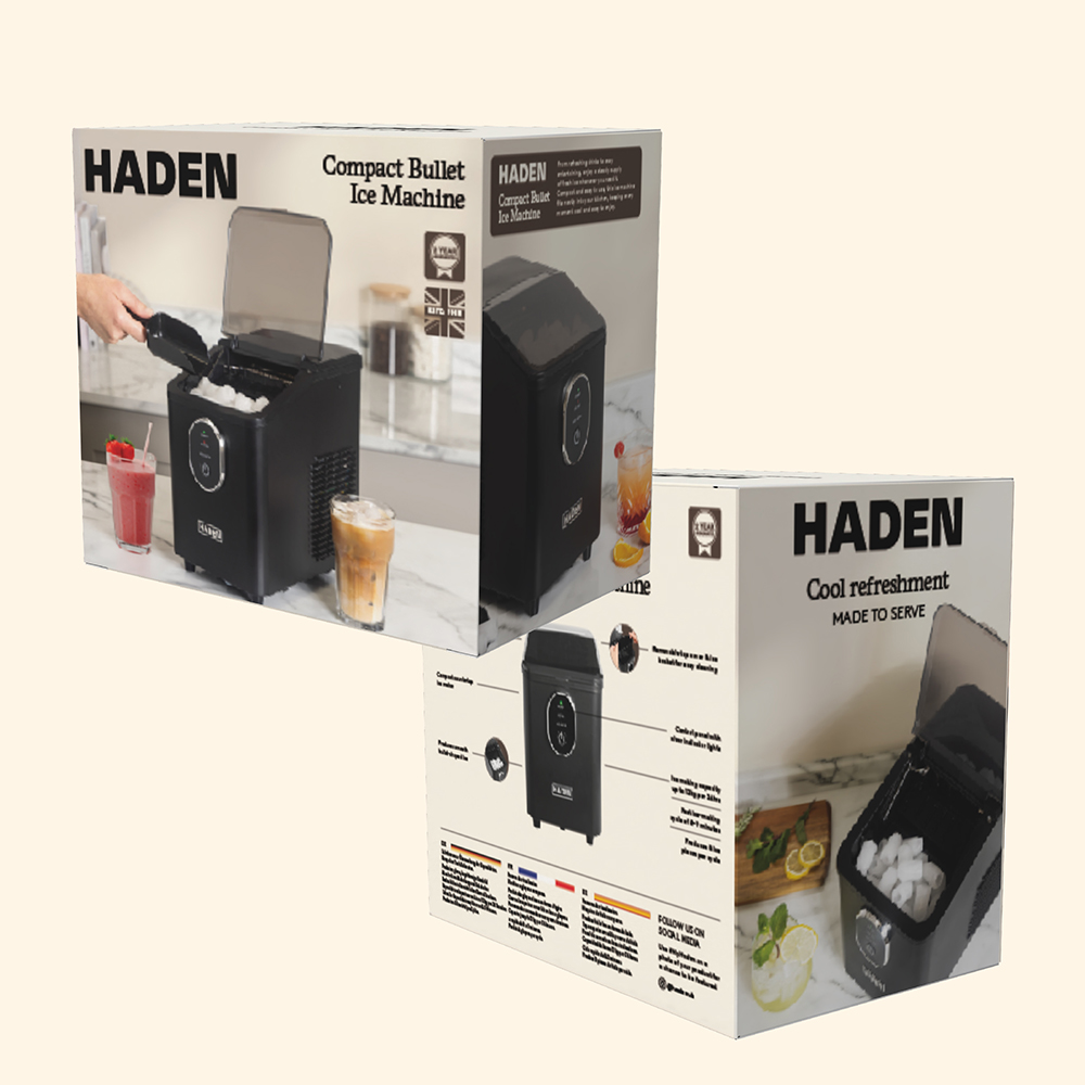 Haden 215819 Black Compact Bullet Ice Machine Image 7