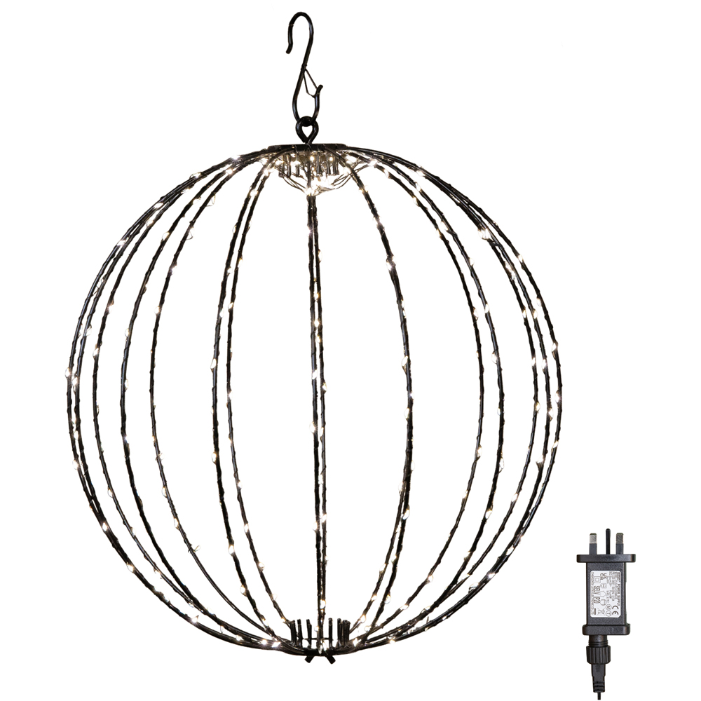 Samuel Alexander 240 Warm White LED Light-Up Twinkle Orb Christmas Decoration 40cm Image 9