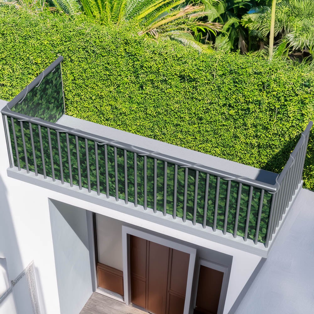 tectake Greenery Balcony and Garden Privacy Screen 90cm Image 1