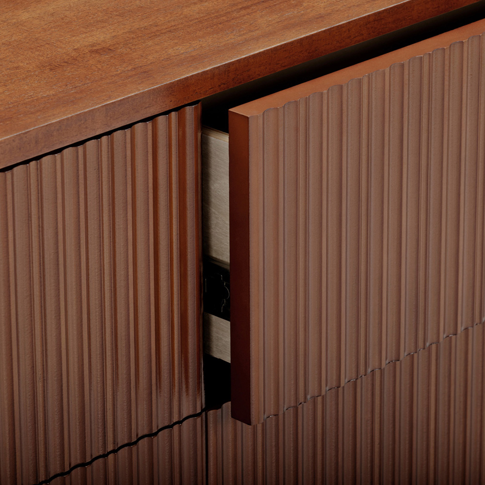 Teamson Home Tremolo 6 Drawer Walnut Dresser Image 6