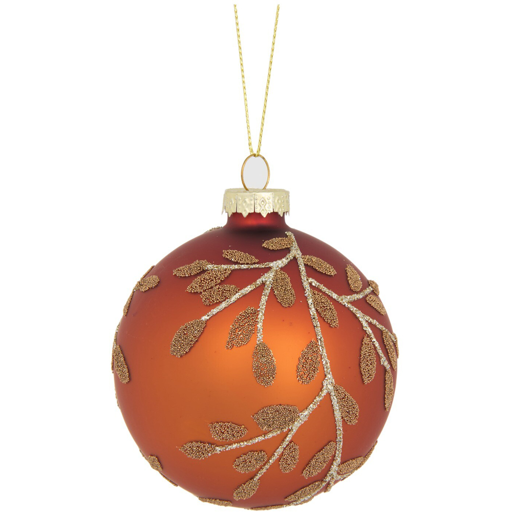 Amber Charm Leaf Bauble Image 4