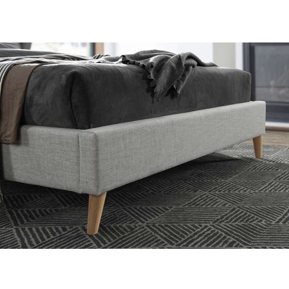 Harper Small Double Dove Grey Bed Frame Image 5