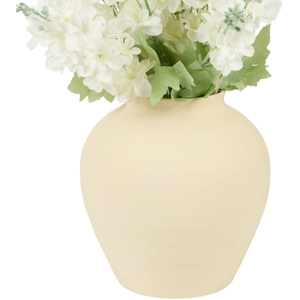 Large Delphinium Vase Arrangement Cream Image 2