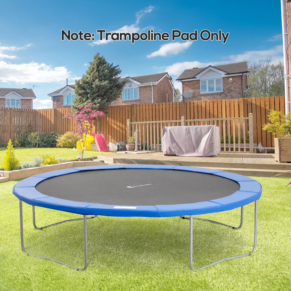 HOMCOM 12ft Blue Trampoline Surround Safety Replacement Foam Pad Image 2