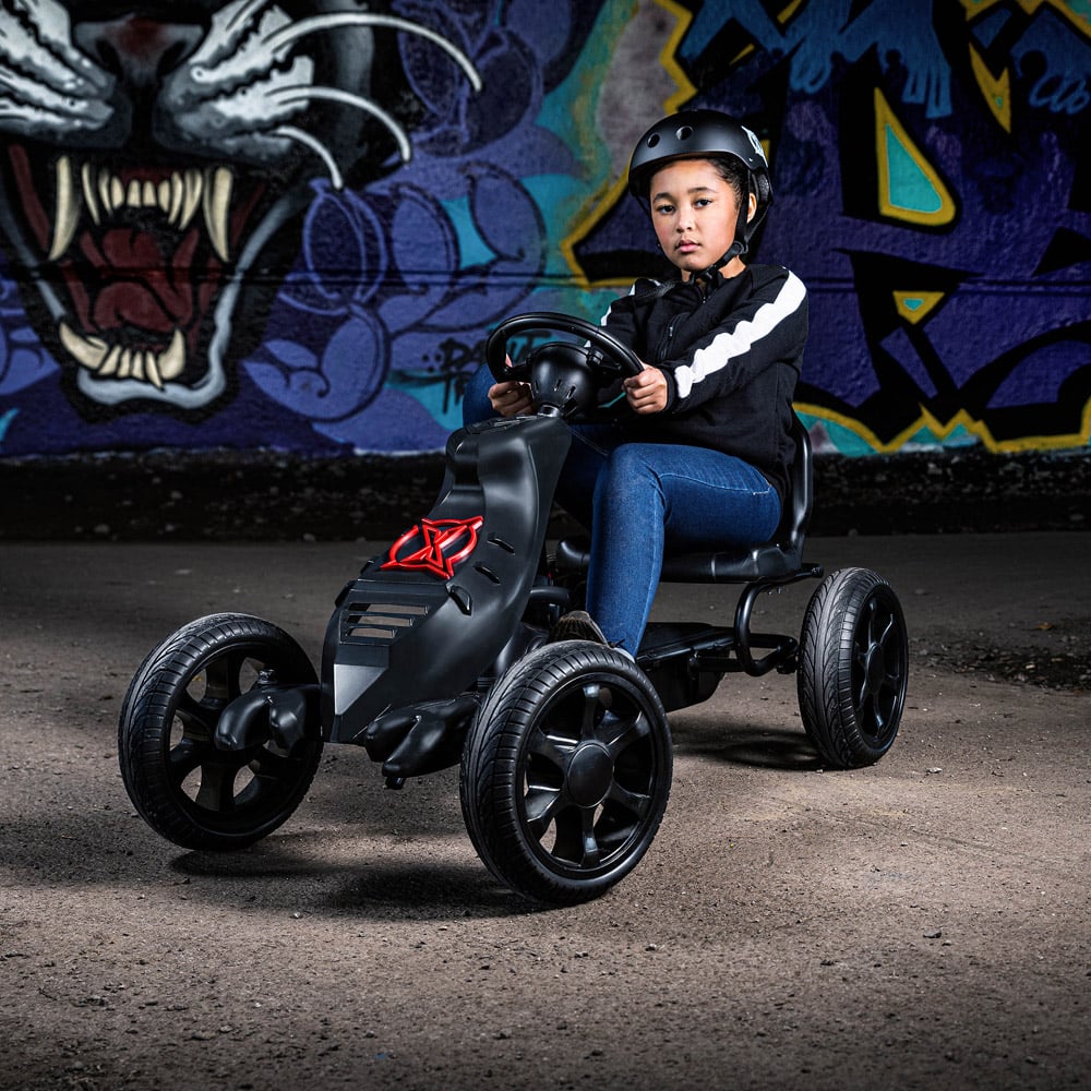 Xootz Venom Pedal Go Kart Red and Black Image 3