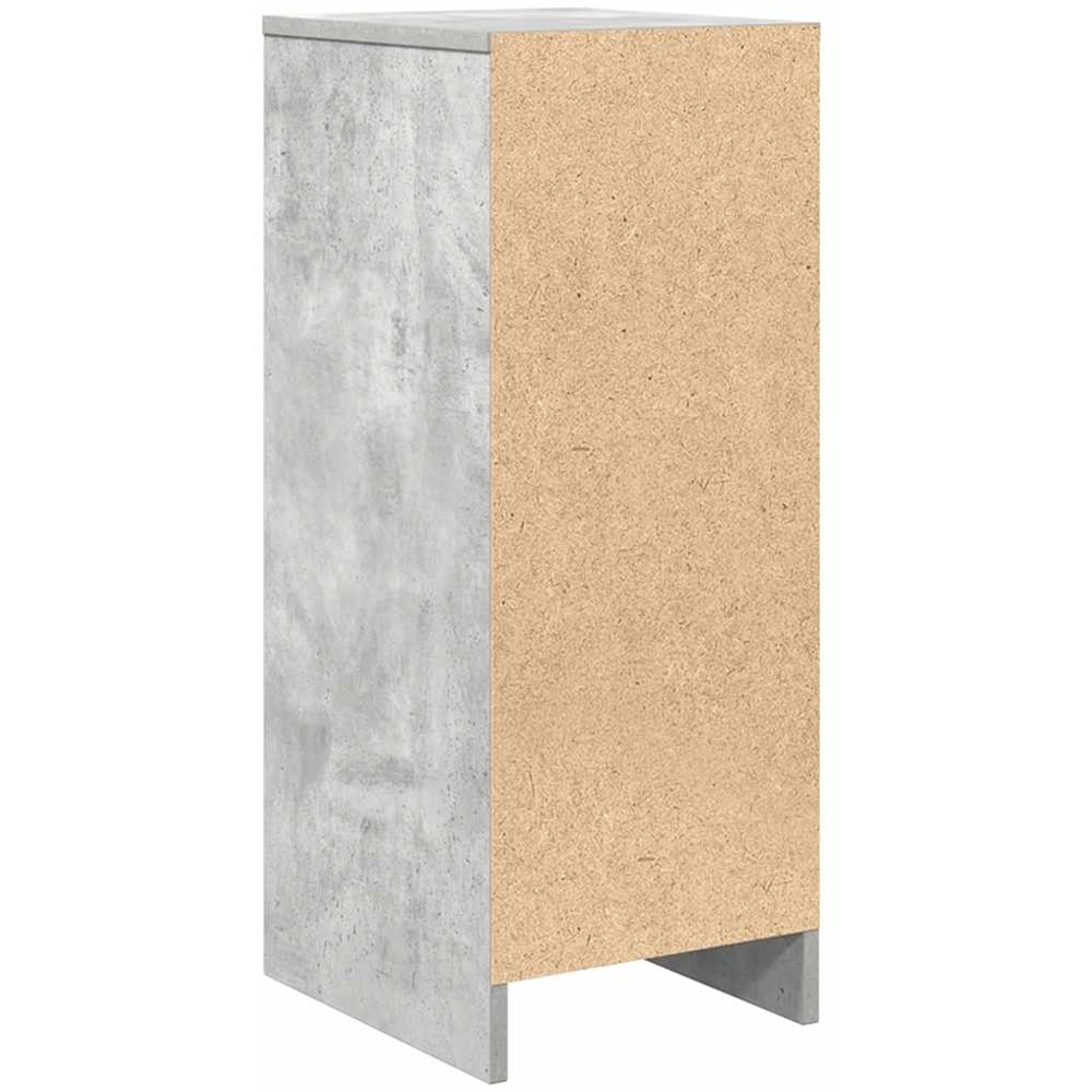 vidaXL 3 Drawer Concrete Grey Sideboard Image 8