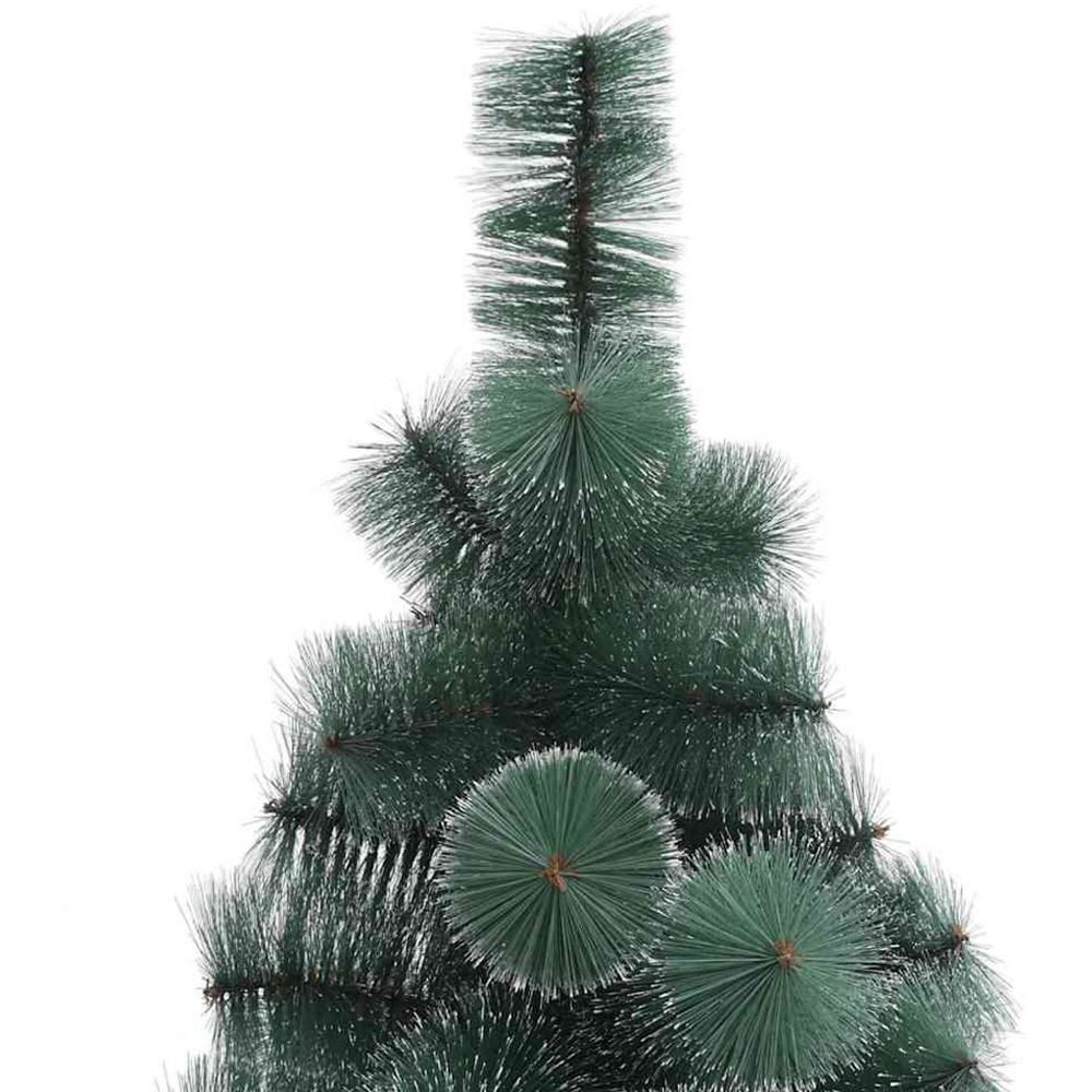 vidaXL Pre-Lit Pink Baubles Green Artificial Christmas Tree 5ft Image 7