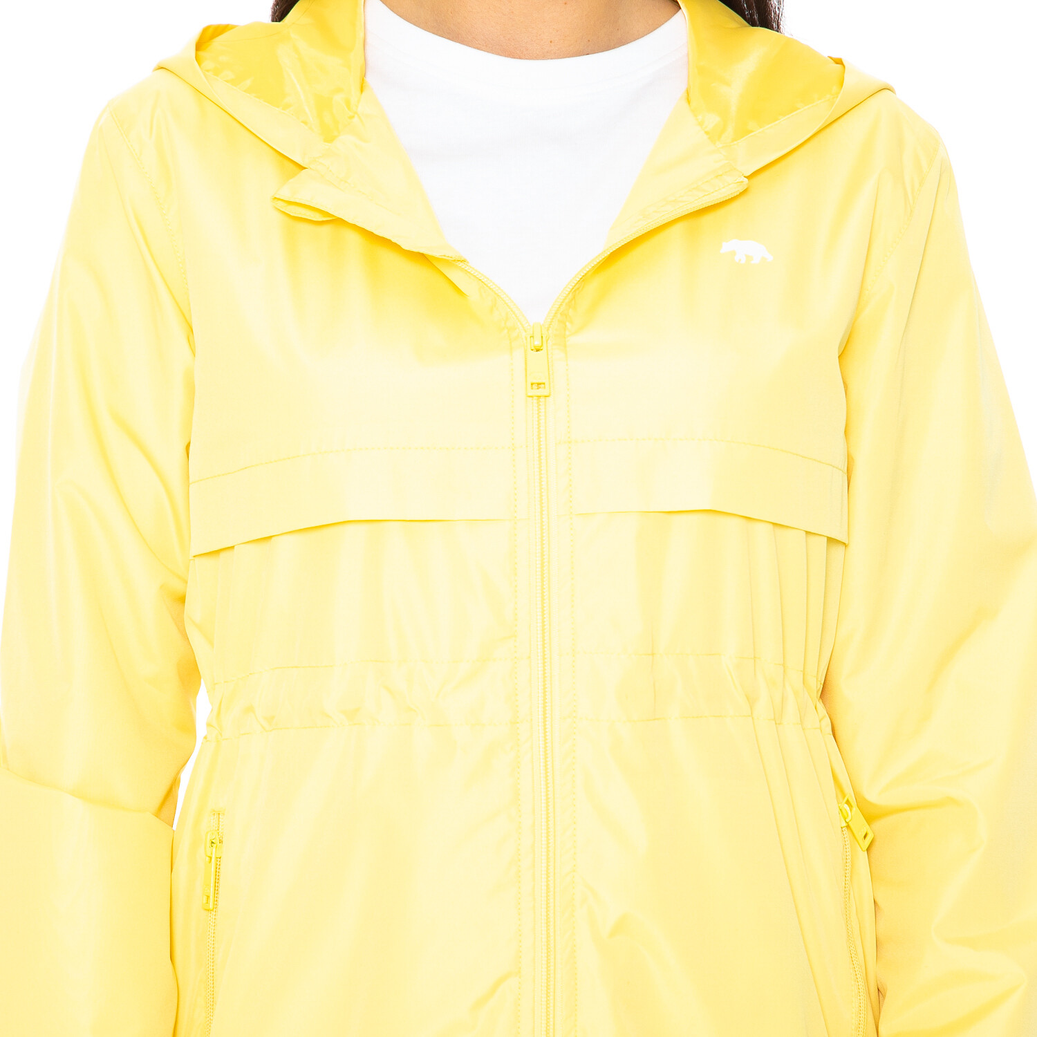 Danielle Ladies Pack-Away Jacket  - Yellow / 16 Image 3