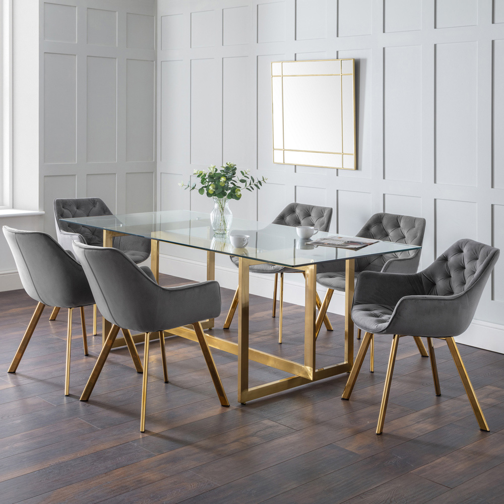 Julian Bowen Minori 4 Seater Dining Table Image 7
