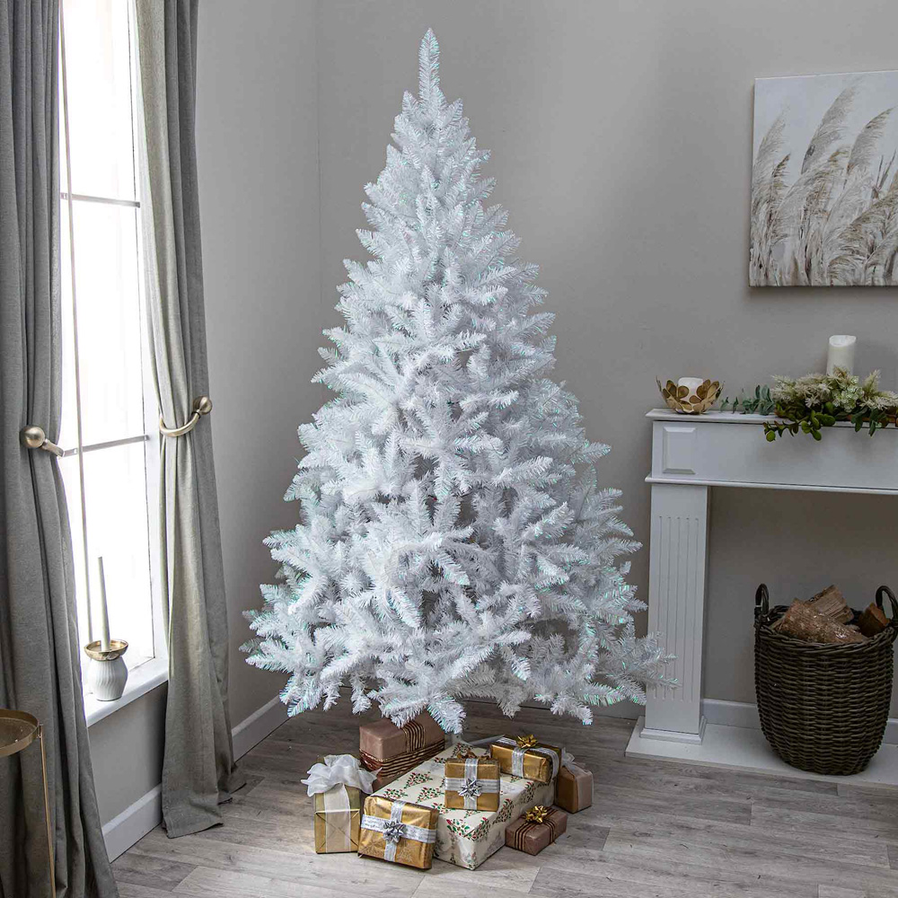 The Christmas Centre Hatfield White PVC Artificial Xmas Tree 6ft Image 2