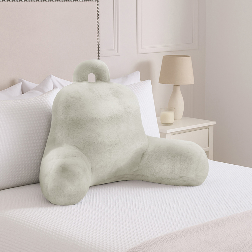 Sweet Dreams Alpine Cream Faux Fur Back Pillow 65 x 55cm Image 2