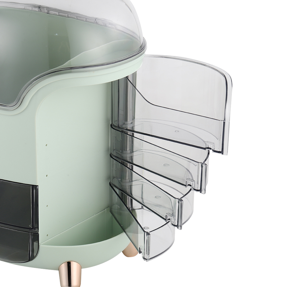 Living and Home Large Capacity Makeup Storage Organiser with Transparent Lid Image 5