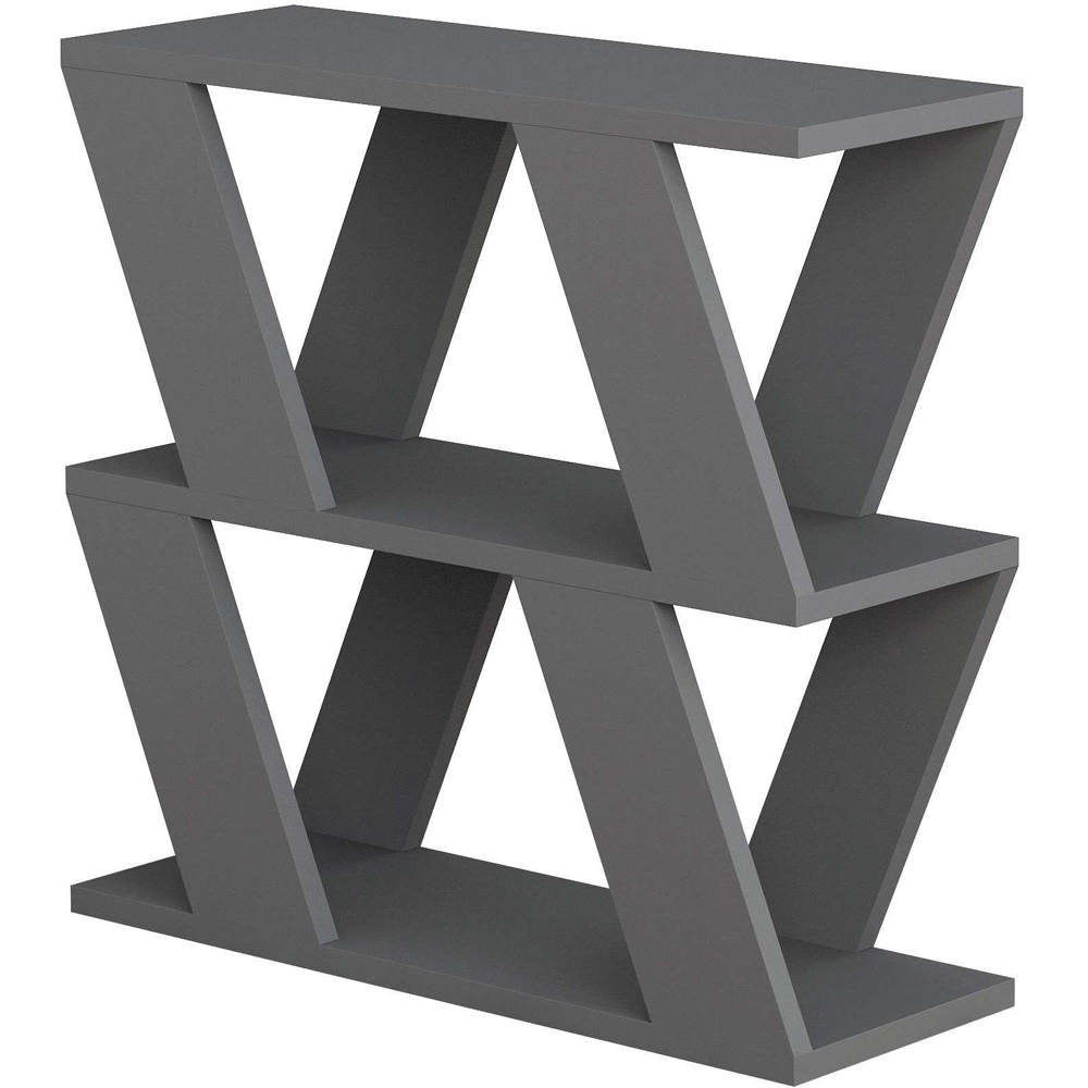 Decortie Lazena 2 Shelf Anthracite Side Table Image 2