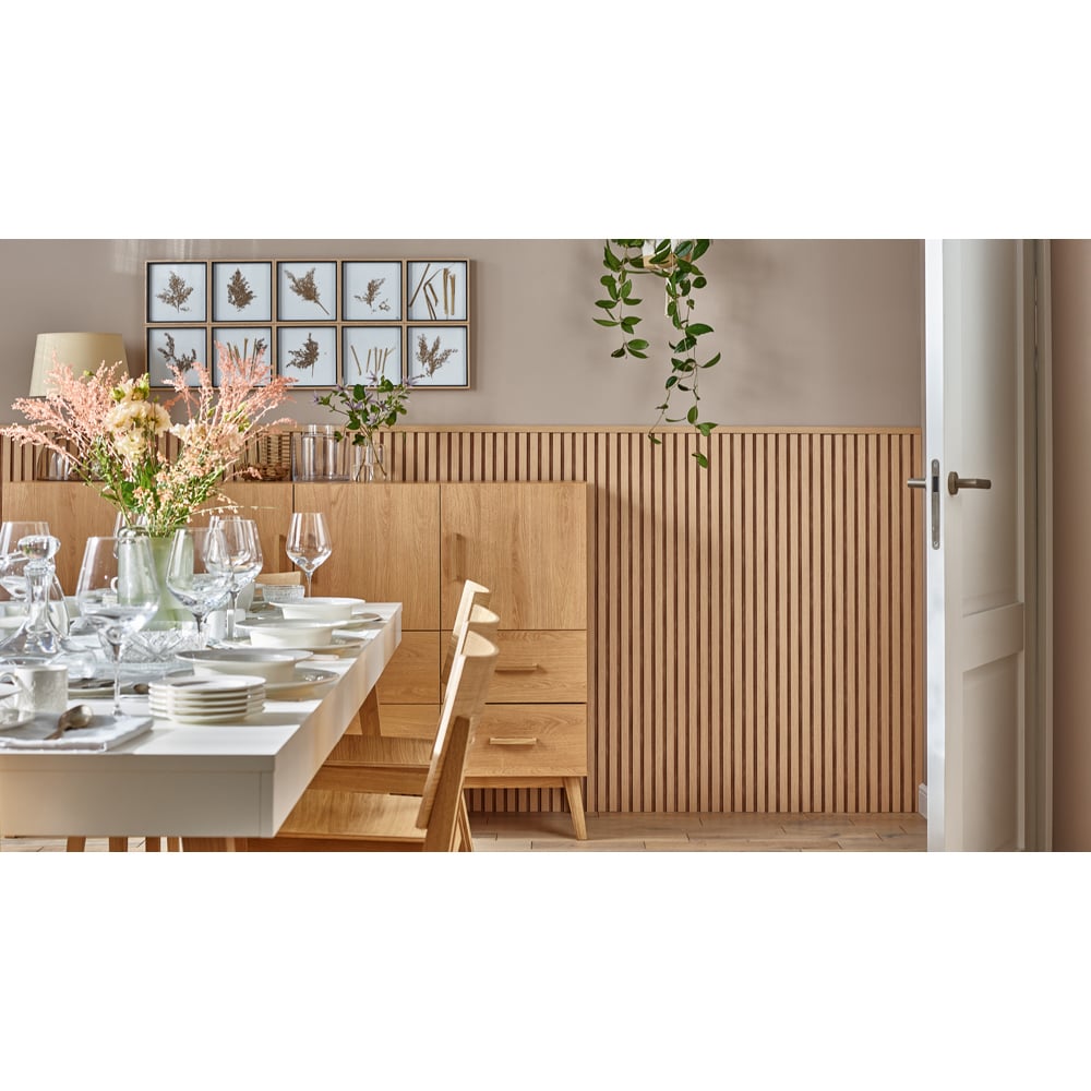 VOX Linerio M-Line Natural Grey Slat Wall Panel 8 Pack Image 6