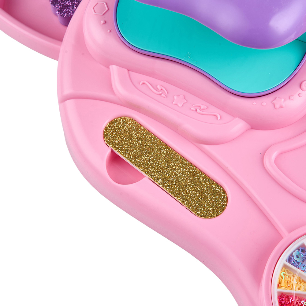 H&O Direct Kids Nail Polish Kit with Fold Out Bottom Tray Image 5