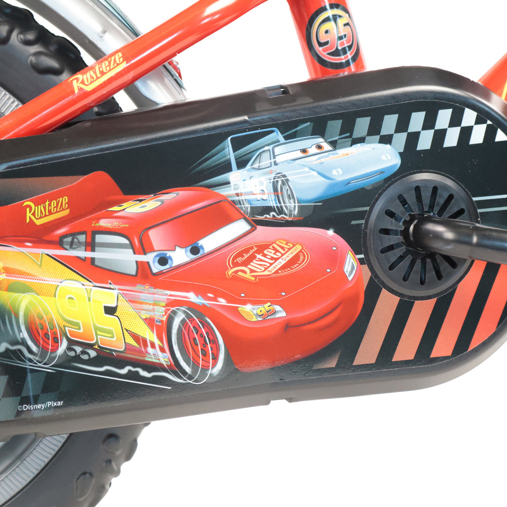 Denver Disney Cars 12 inch Kids Bicycle with Stabilisers Image 5