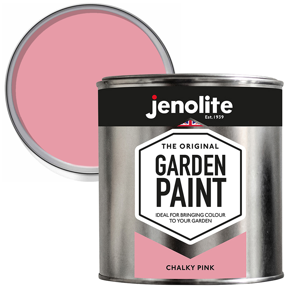 Jenolite Garden Paint Chalky Pink 1L Image 1
