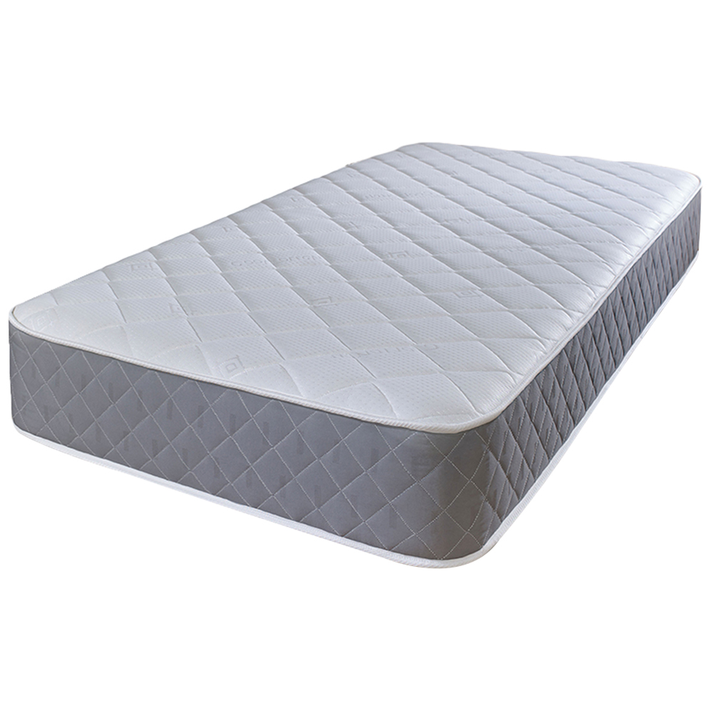 Extreme Comfort Cooltouch Small Single Diamond Grey Foam Free Open Coil Spring Mattress Image 1