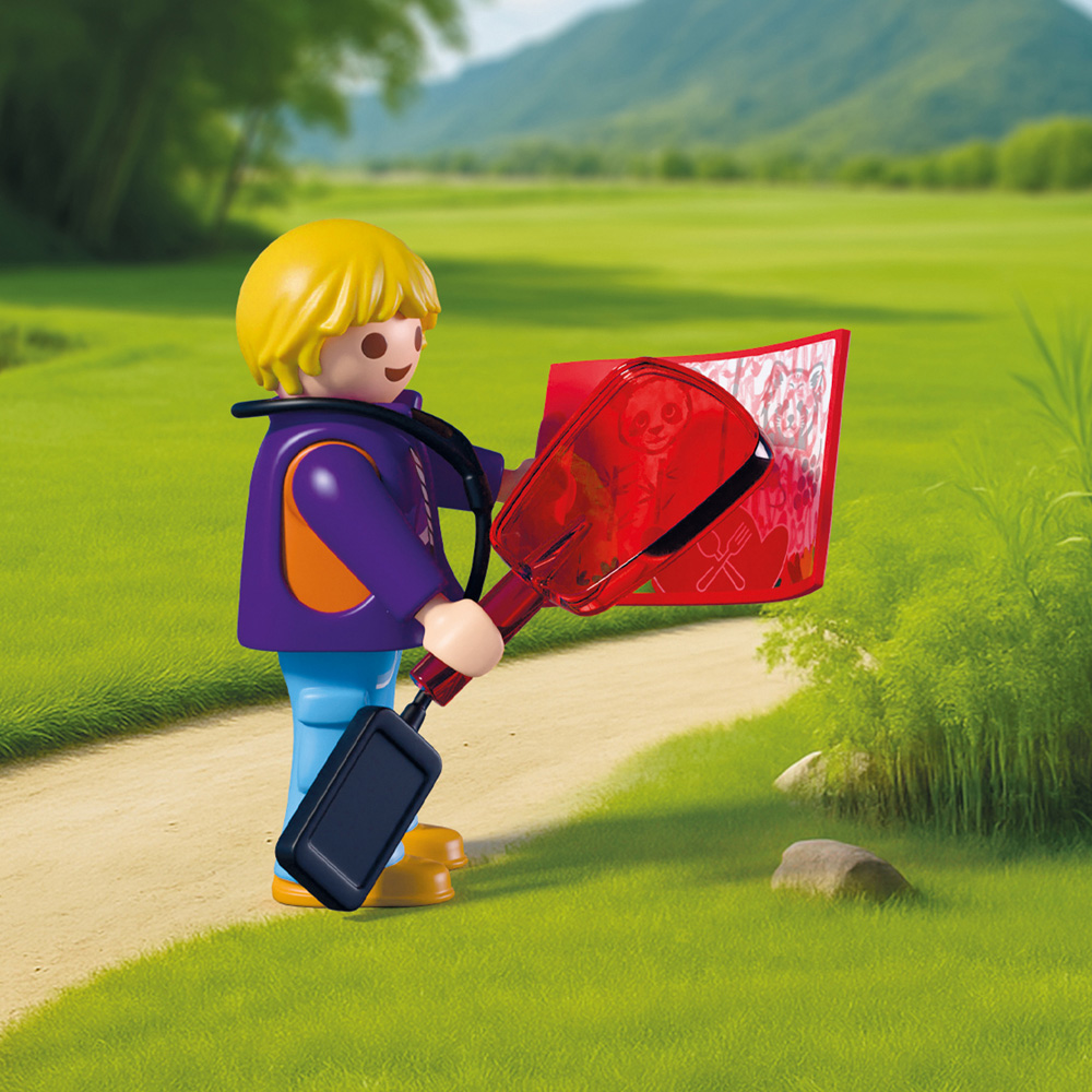 Playmobil Zoo Caretaker with Vehicle Playset Image 6