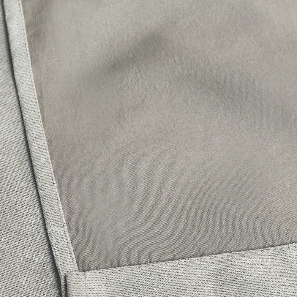 Alan Symonds Silver Chenille Blackout Pencil Pleat Curtains 117cm x 137cm Image 4