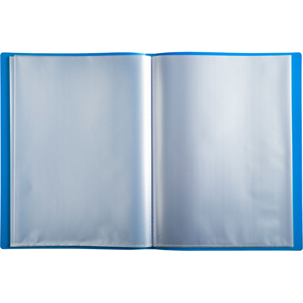 Exacompta A4 100 Pocket Light Blue Polypropylene Display Book 8 Pack Image 2