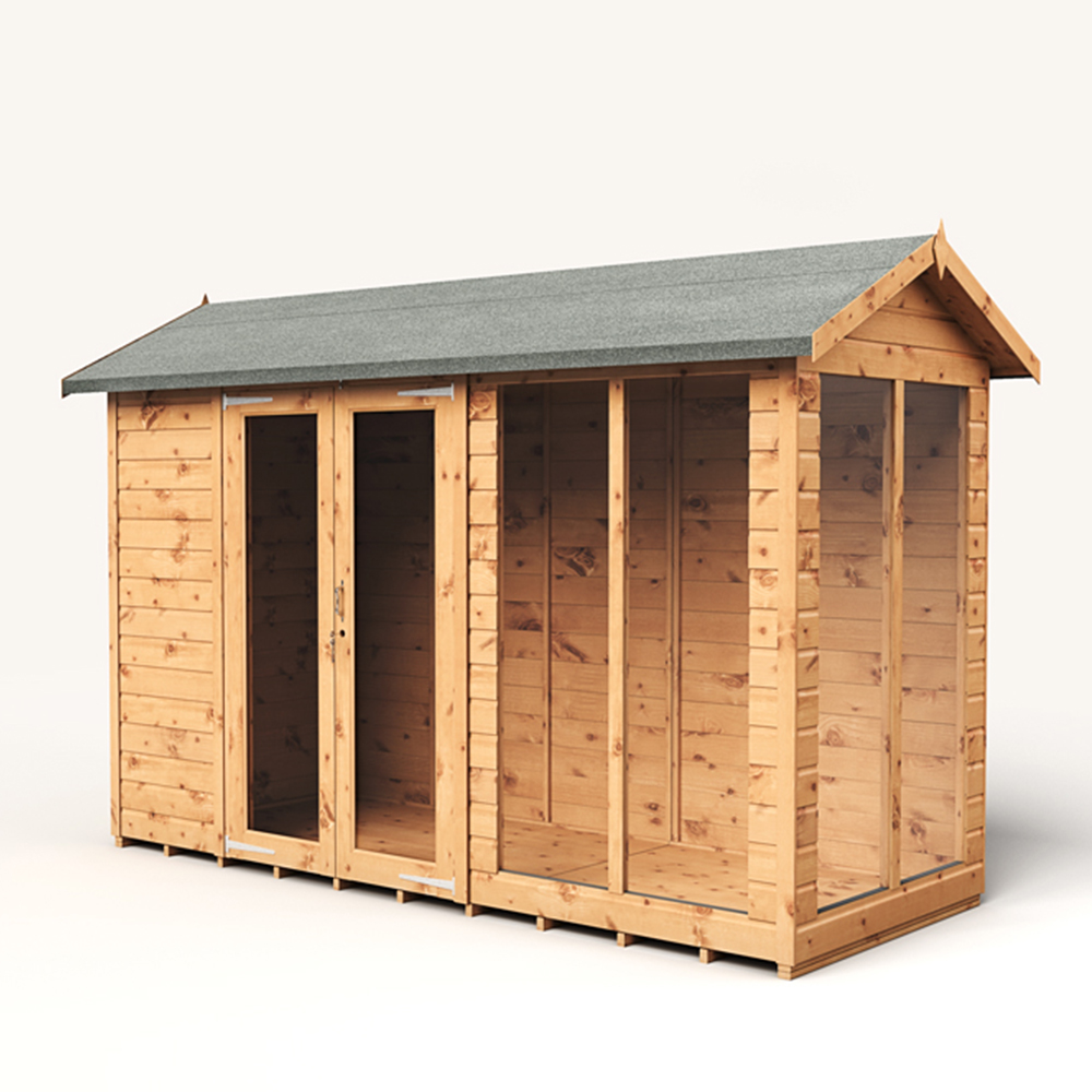 Empire Sheds 4 x 10ft Double Door Tongue and Groove Wooden Apex Garden Shed Image 2