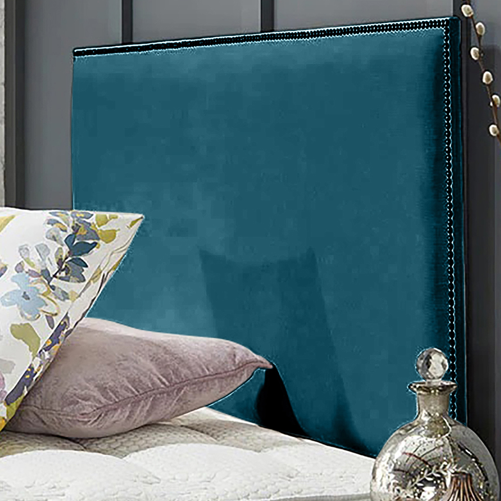Eleganza Home Riely King Size Teal Naples Strutted Headboard Image 1