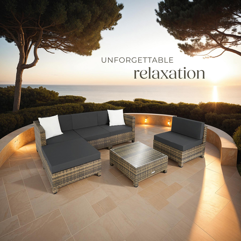 tectake Nature Garden Furniture Set Image 8