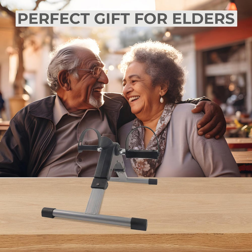 Alivio Portable Mini Bike Pedal Exerciser Machine with LCD Display Image 5