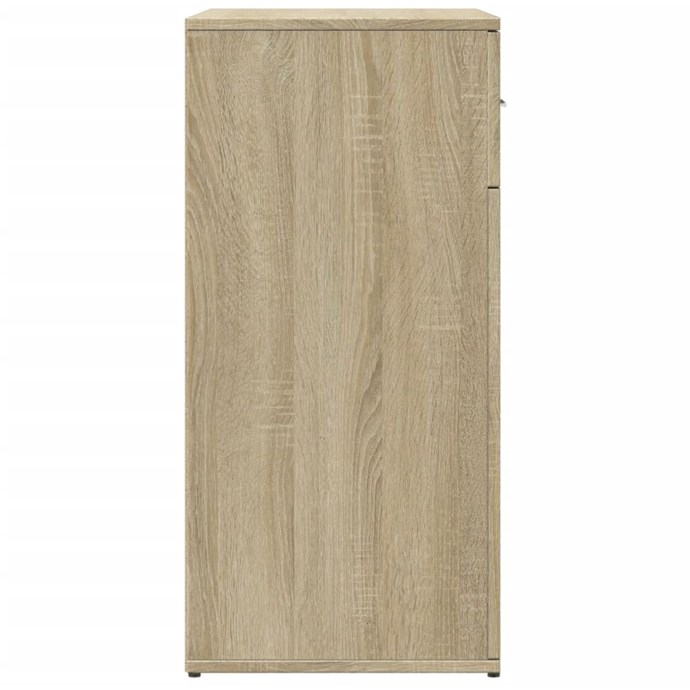 vidaXL 2 Door 2 Drawer Sonoma Oak Sideboard Image 5