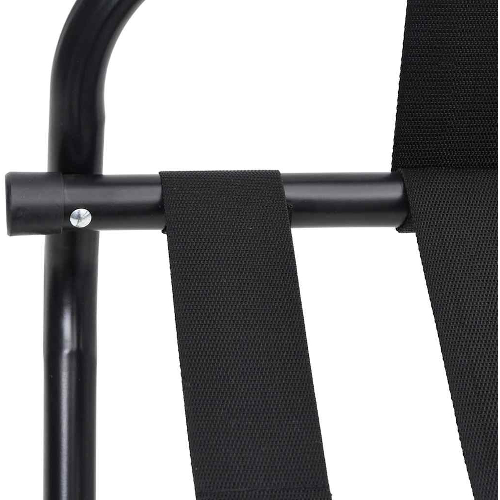 Walplus Black Luggage Rack with Backrest 52 x 56 x 39cm Image 7