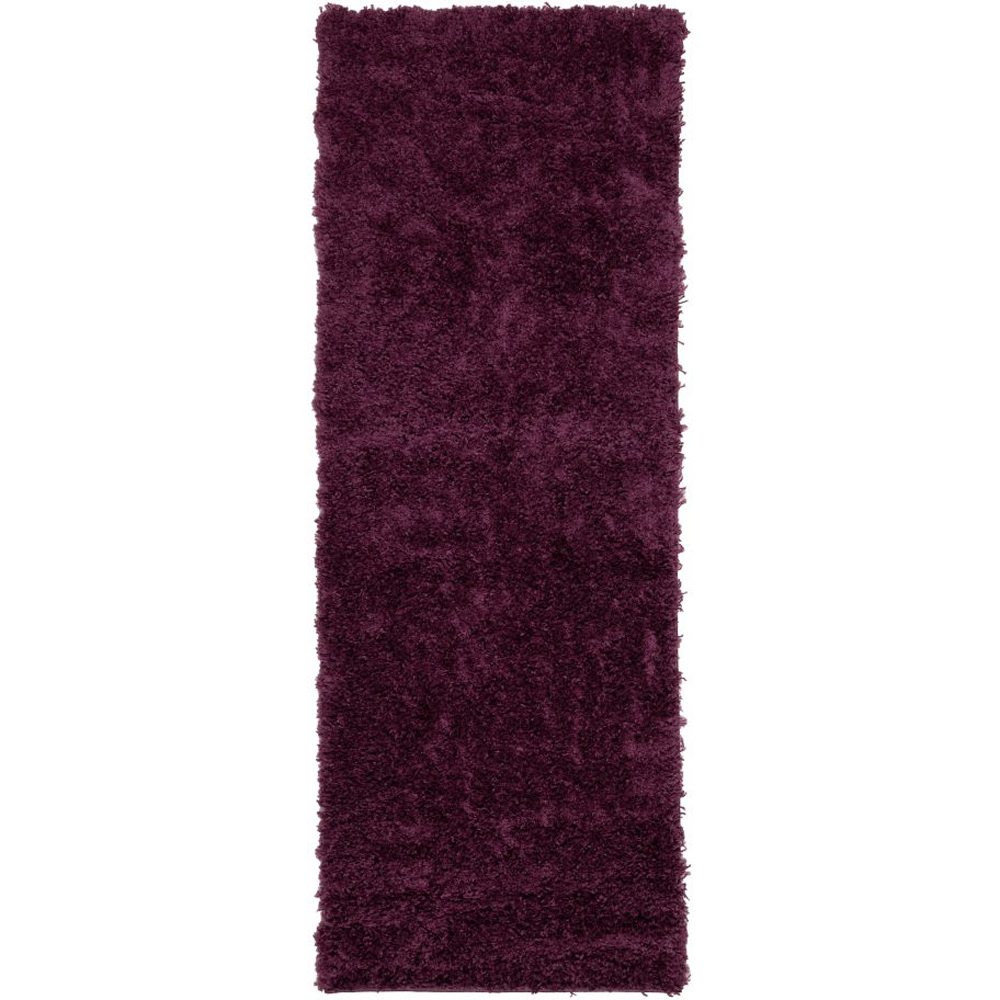 Homemaker Jazz Plum Shaggy Runner 67 x 200cm Image 2