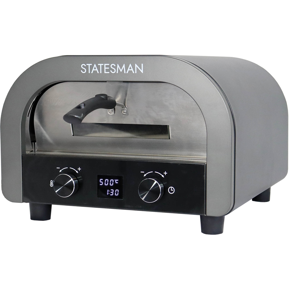 Statesman SKPO0E13B Silver 13 inch Electric Pizza Oven Image 2