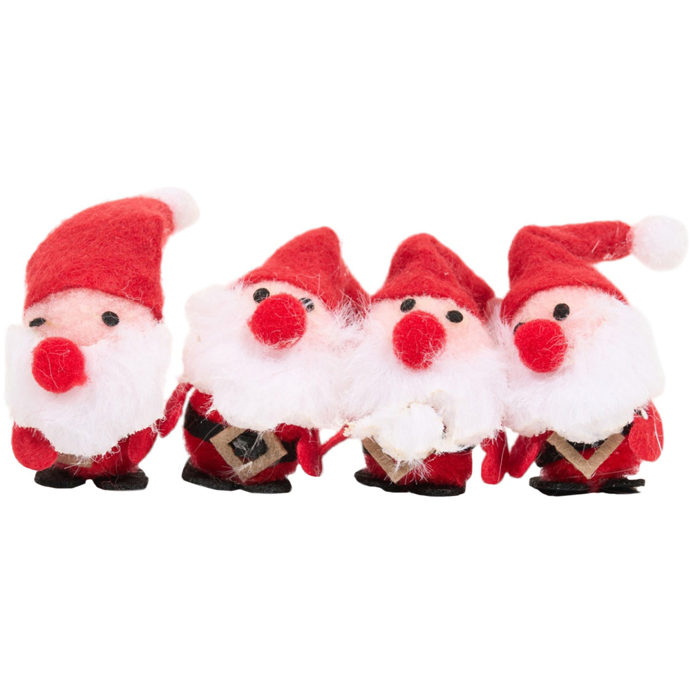 Pack of 4 Mini Christmas Decor Characters Image 8