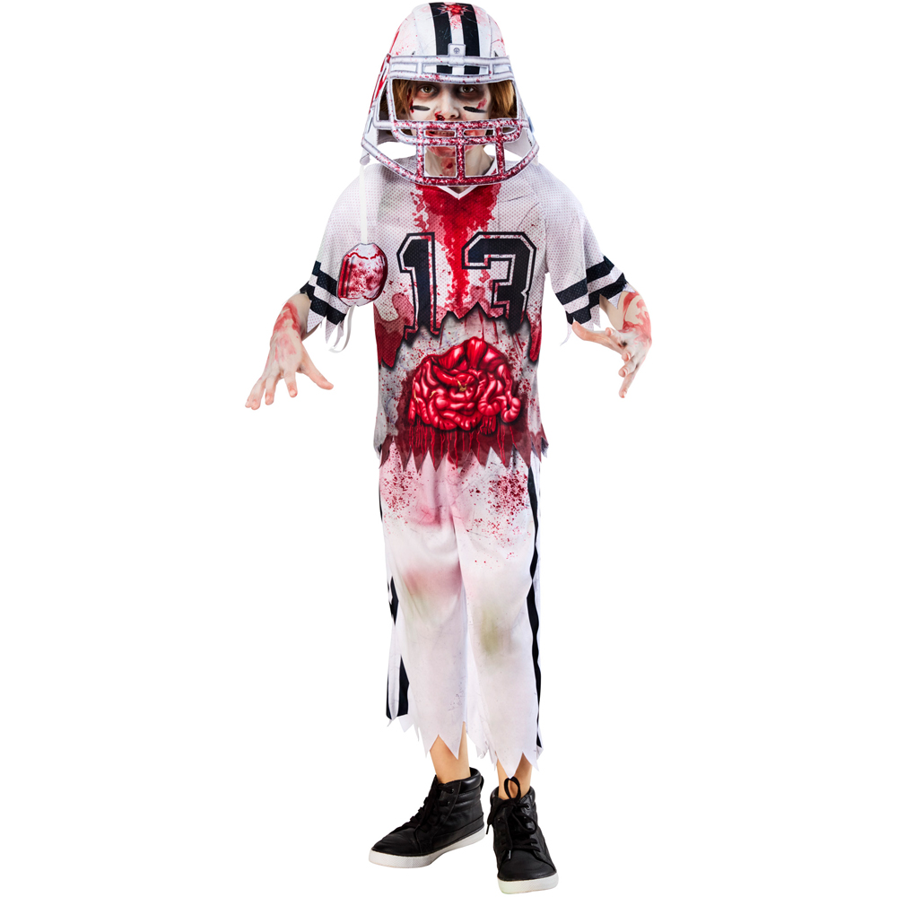 Rubies Zombie American Football Player Kids Halloween Costume 11 to 12 Years Image 6