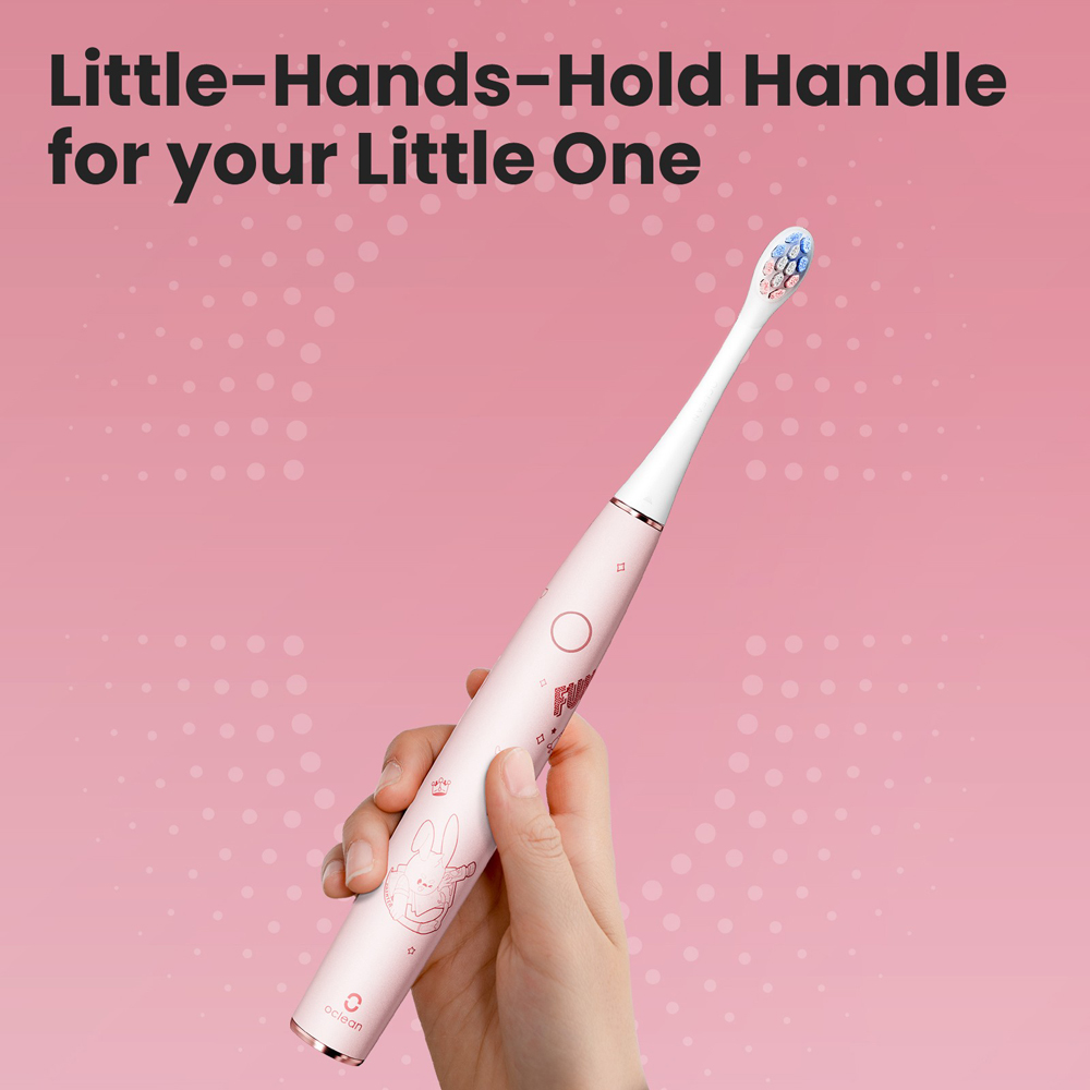 Oclean Kids Pink Sonic Electric Toothbrush Image 6