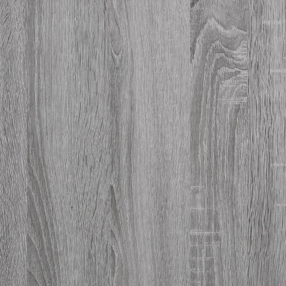 vidaXL 8 Shelf Grey Sonoma Bookcase Image 6