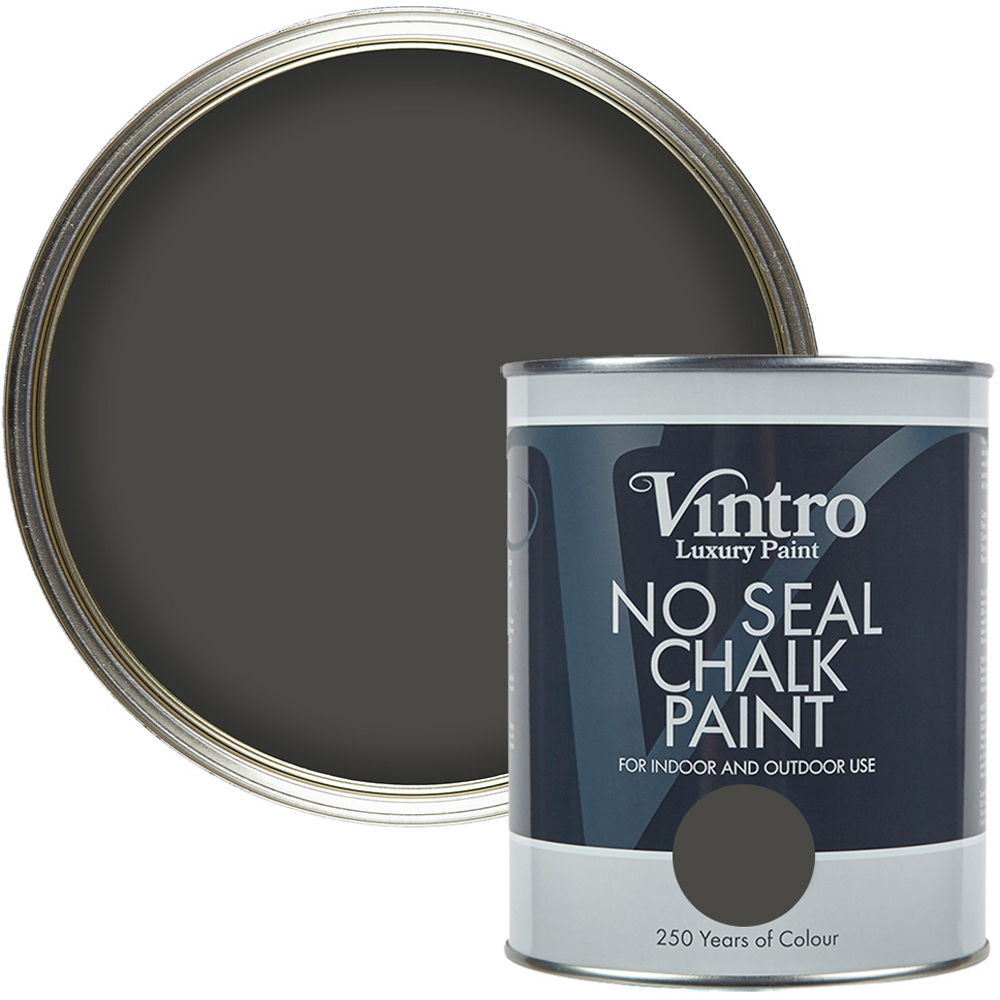 Vintro Paint Midnight No Seal Chalk Paint 1L Image 1