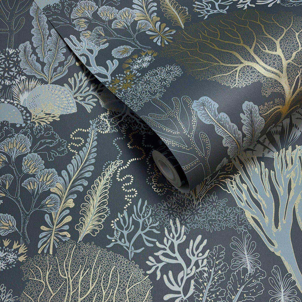 Holden Decor Underwater World Navy Wallpaper Image 2