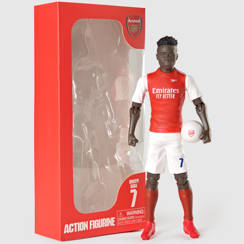 Banbo Saka Arsenal Fully Articulated Football Figurine Image 2