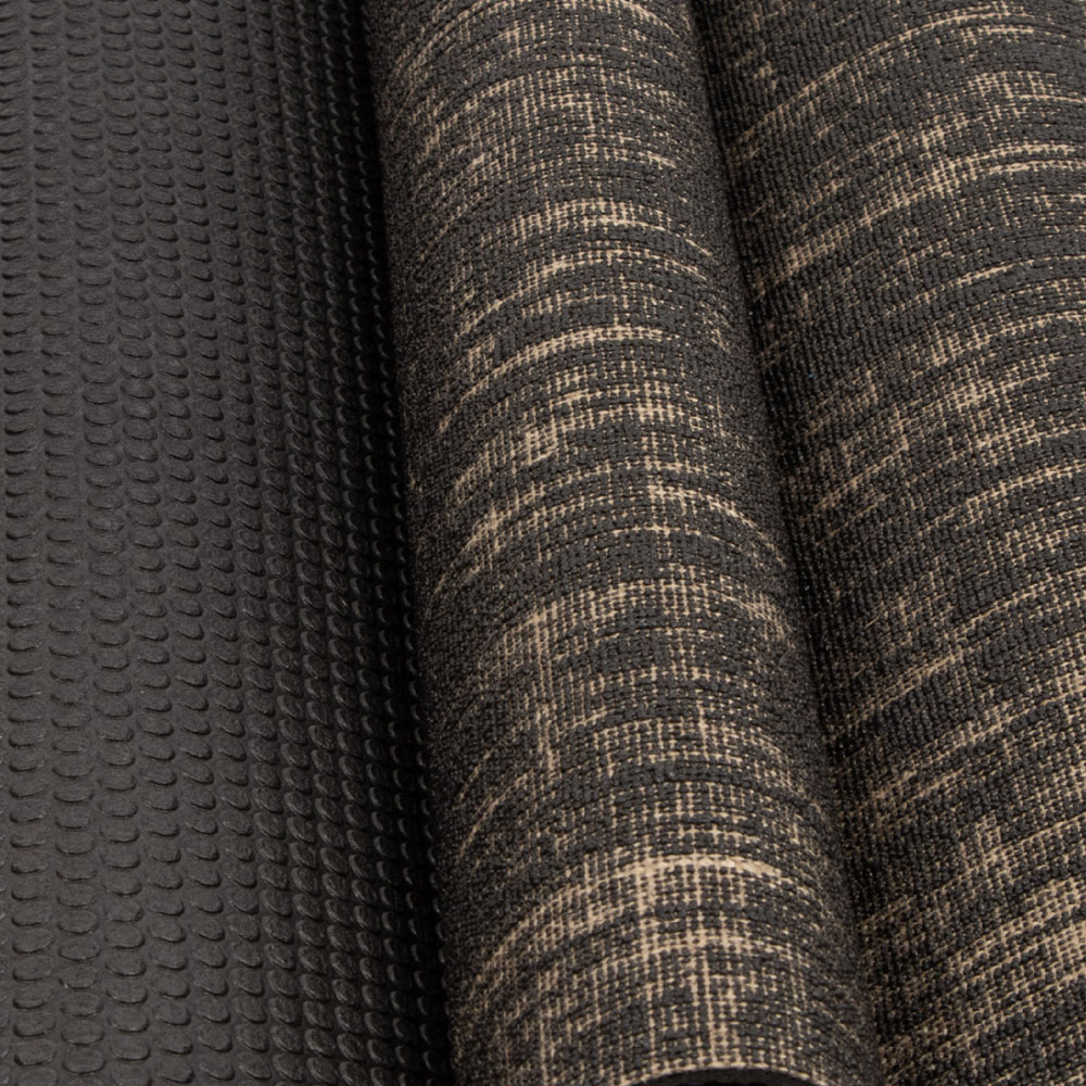 Myga Black Jute Yoga Mat Image 2