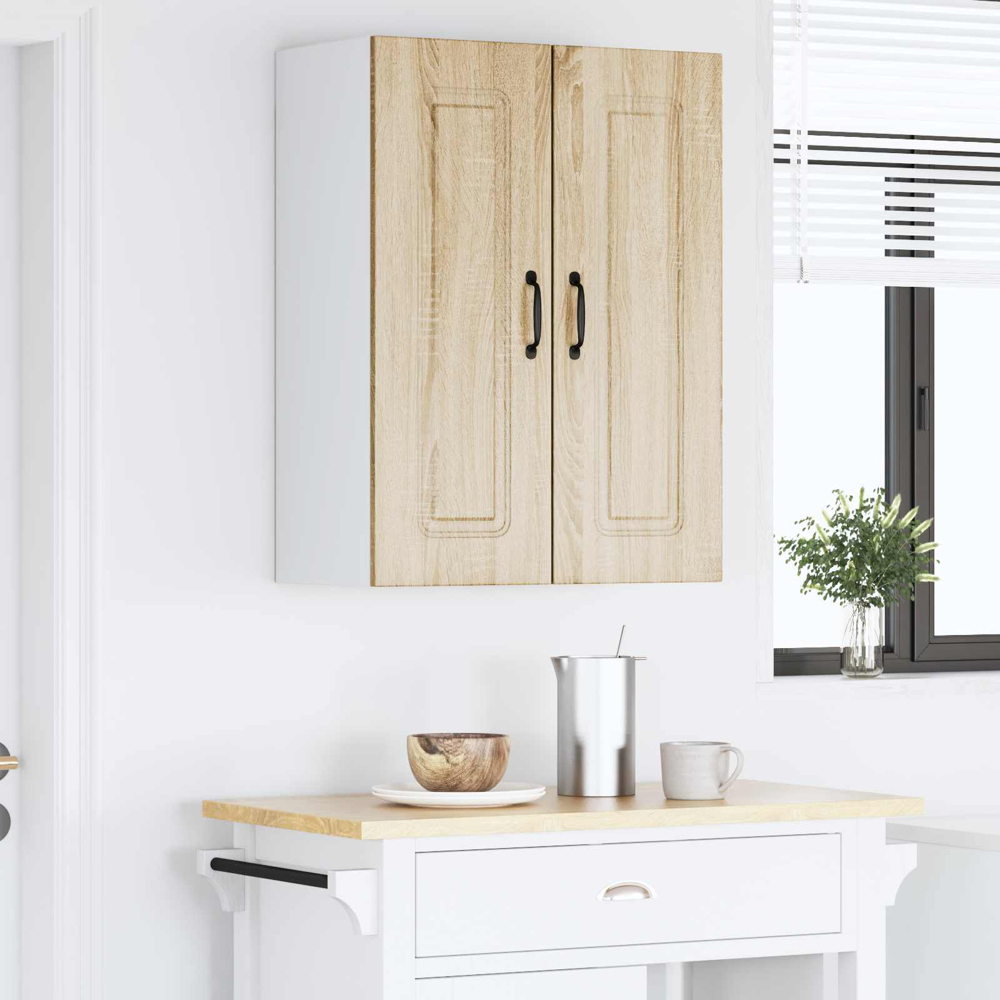 vidaXL Kalmar 2 Door Sonoma Oak Wall Kitchen Cabinet Image 9