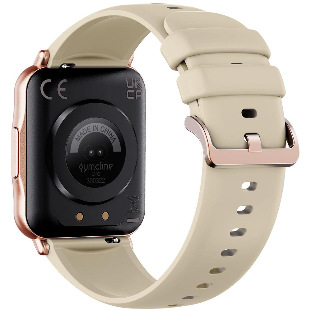 Gymcline Ciro Cream Fitness Tracker with 25 Sports Modes Image 3