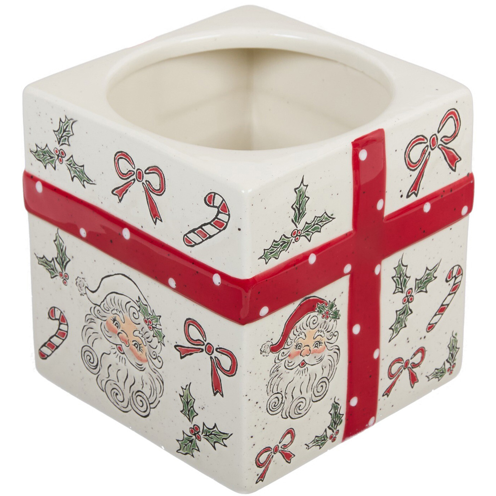 Jolly Santa Present Cookie Jar Image 7