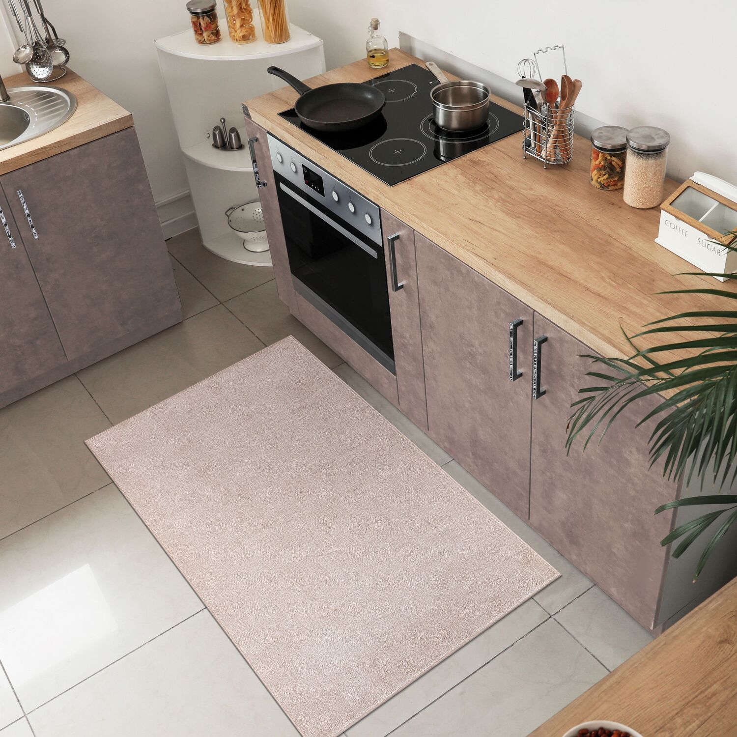 Seattle Washable Rug Almond 160cm Image 2