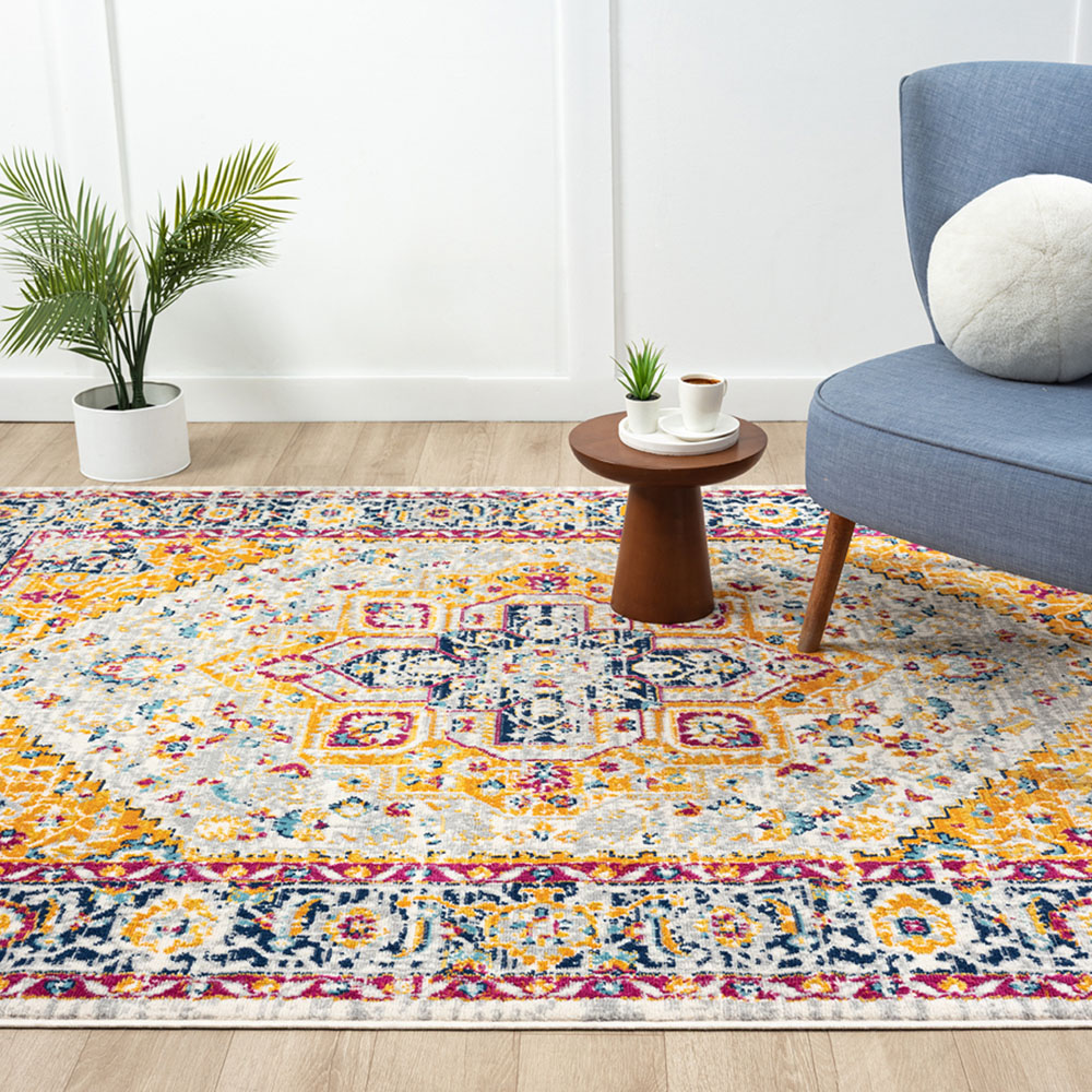 Desire Rugs San Marino Multicolour Floral Rug 200 x 290cm Image 5