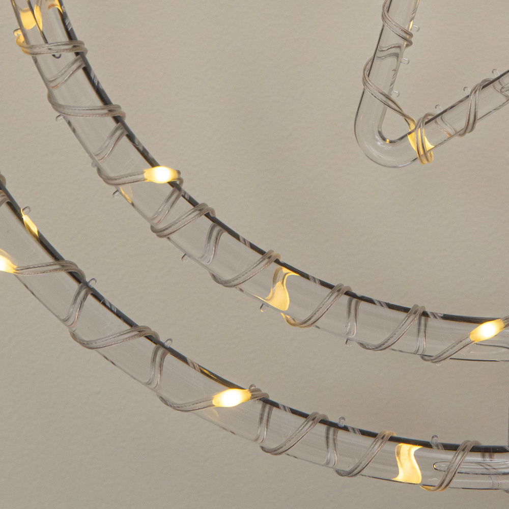 Samuel Alexander 45 Warm White LED Star Ring Hanging Christmas Decoration 34cm Image 6