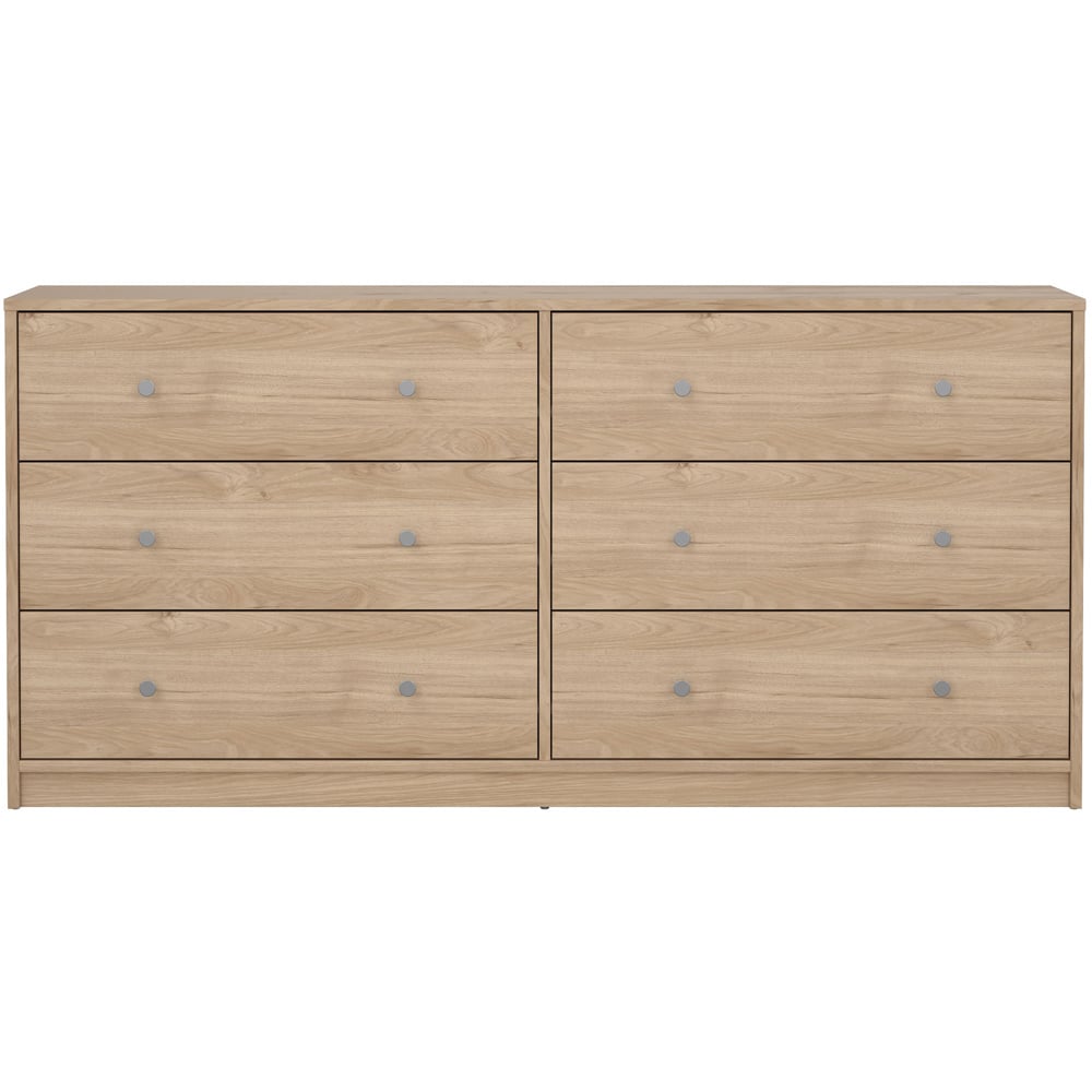 Furniture To Go May 6 Drawer Jackson Hickory Oak Chest of Drawers Image 3