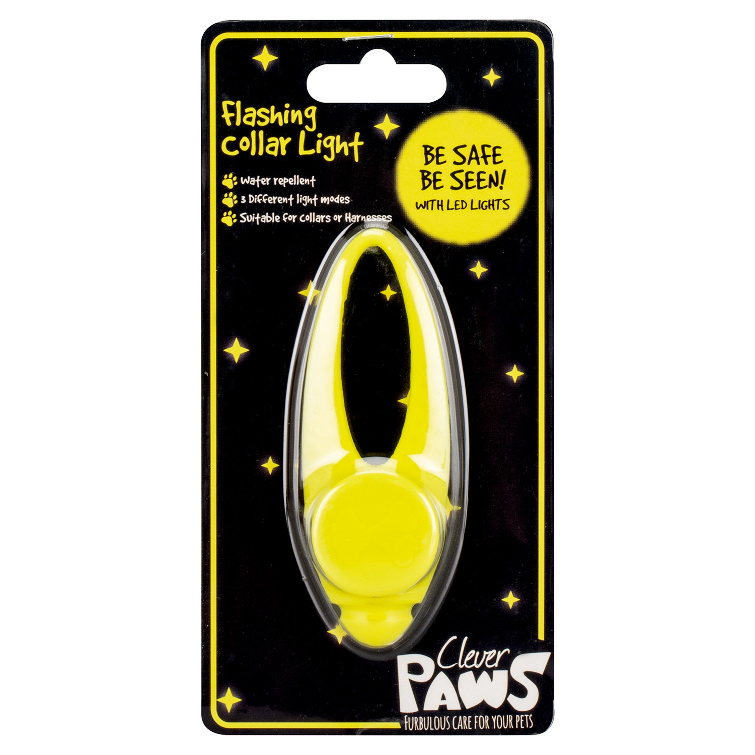 Clever Paws LED Silicone Flashing Collar Light Image 1